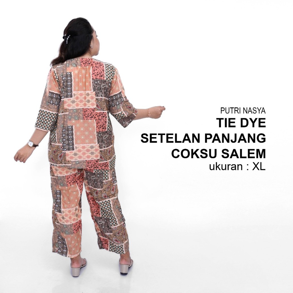 Tie Die Big Size / Tie Dye Jumbo / One Set / Setelan Celana Panjang Big / Setelan Jumbo  / Tie Dye