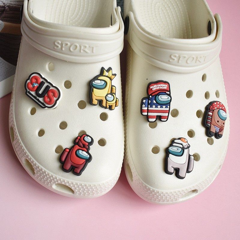 Jibbitz Crocs Among US feat Bart Simpson Karakter Trend fashion Pin Sandal Unik Imut