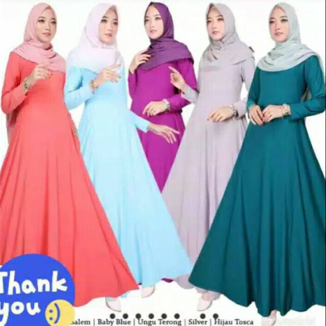 Gamis muslimah harian baju muslimah baju muslimah syari