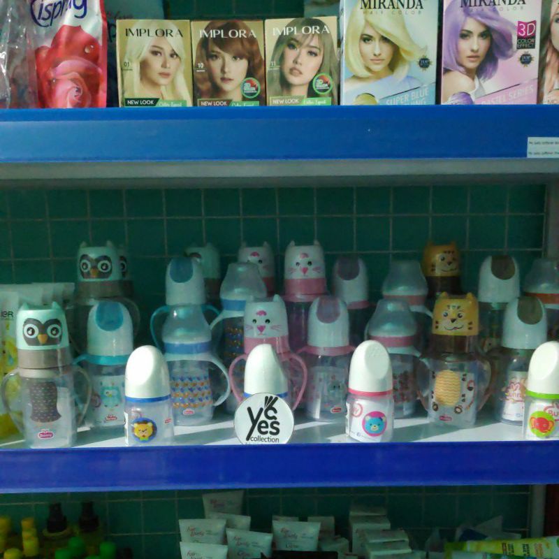 Botol Susu Bunny Karakter BPA Free 250 ml 125 ml 60 ml Besar Sedang Kecil Bayi Baru Lahir Newborn Pegangan Lucu Kado Bayi Anak Kids Baby