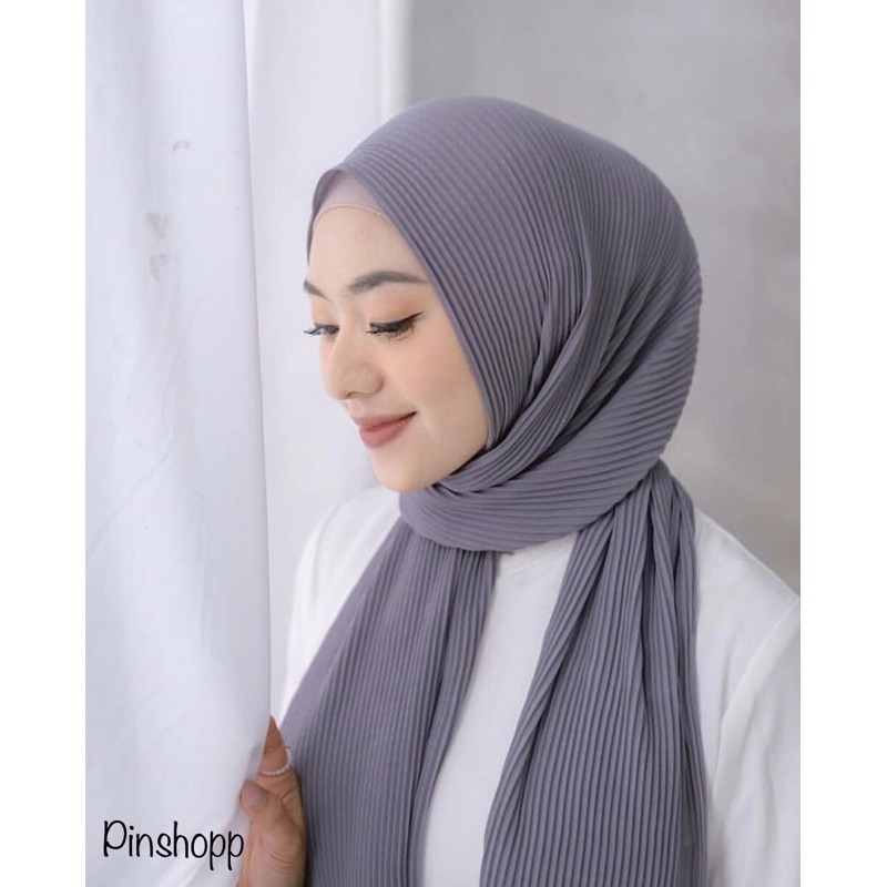 Pashmina Plisket Shawl/Pashmina Plisket Pashmina Diamond crepe/Pashmina pleated shawl