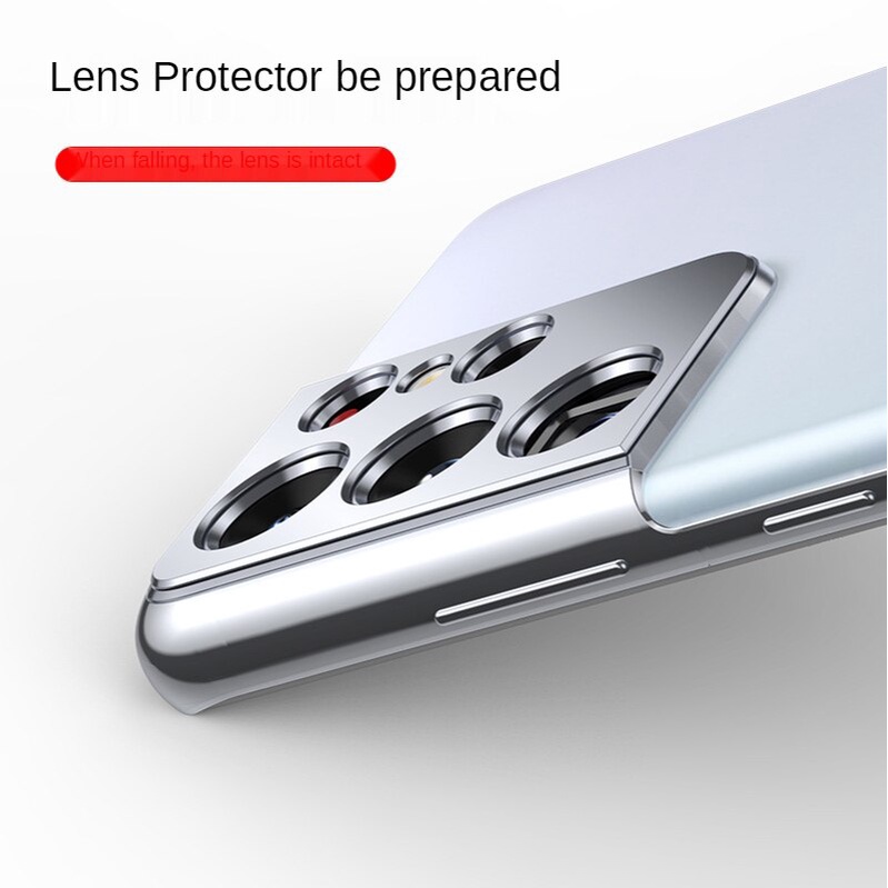 For Film Pelindung Lensa Kamera Bahan Aluminum Alloy Untuk Samsung Galaxy S21 / S21 Plus / S21 Ultra