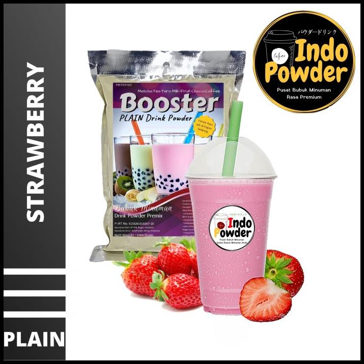 

Plain Bubuk Minuman Strawberry 1Kg - Tanpa Gula