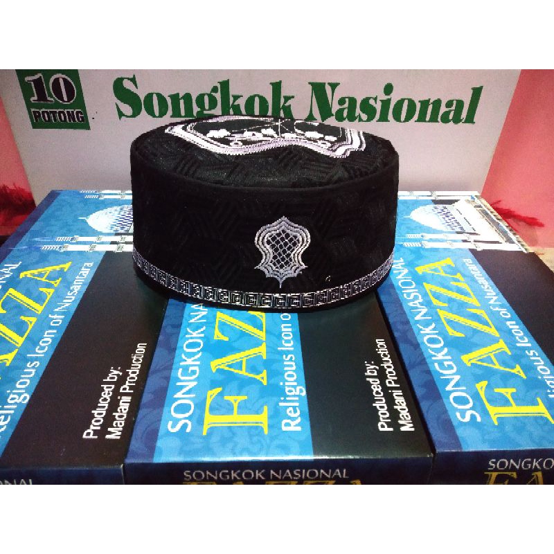 PECI SONGKOK KOPIAH HAJI ASSAGOFAH HITAM
