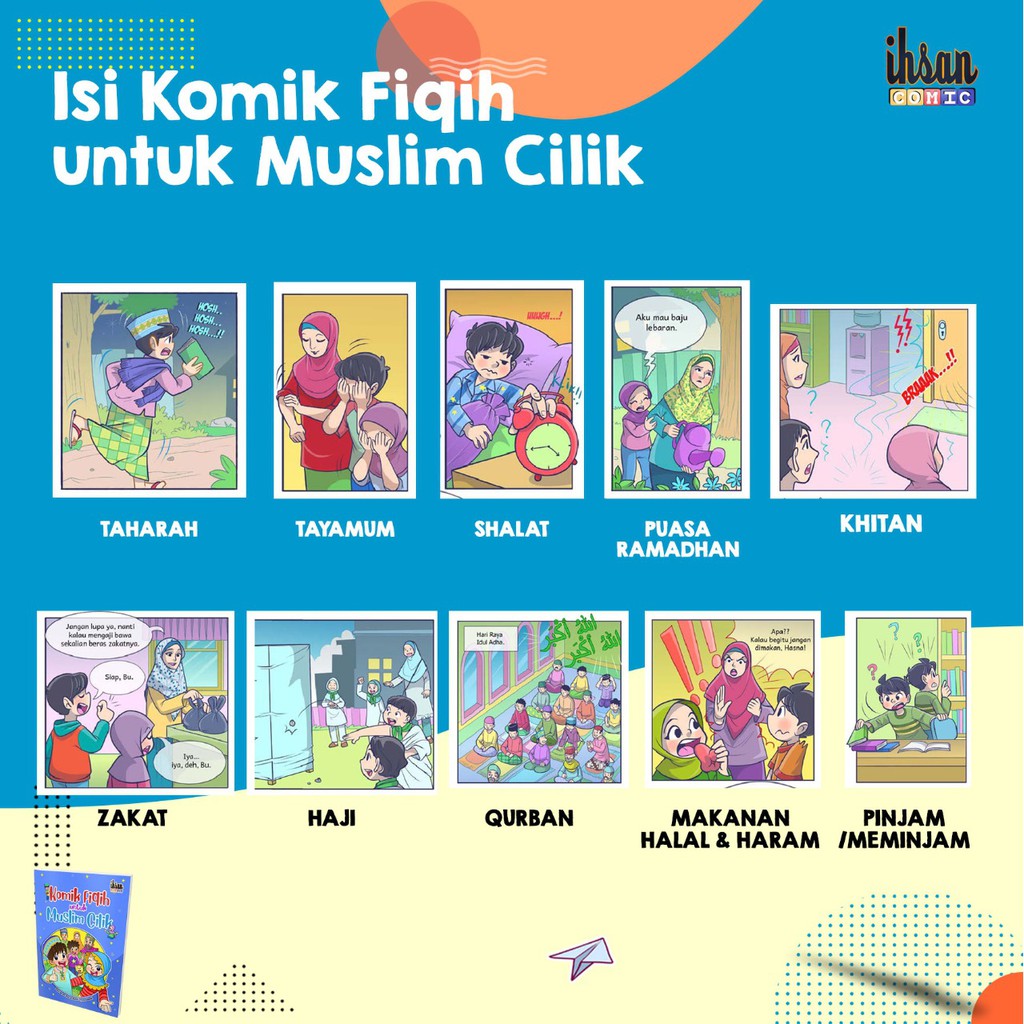 Komik Fiqih untuk Anak Muslim Vol 1 &amp; 2