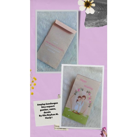 

amplop kondangan custom
