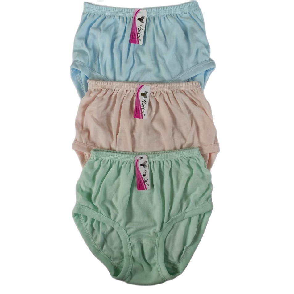 Yutind - 6 Pcs Celana Dalam Wanita - Pakaian Dalam Wanita - 6 Warna - Bahan Berkualitas