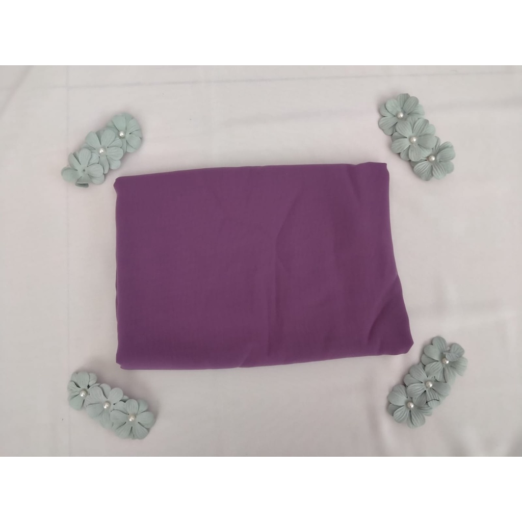 pashmina jumbo syar'i 200x100cm-ungu purple