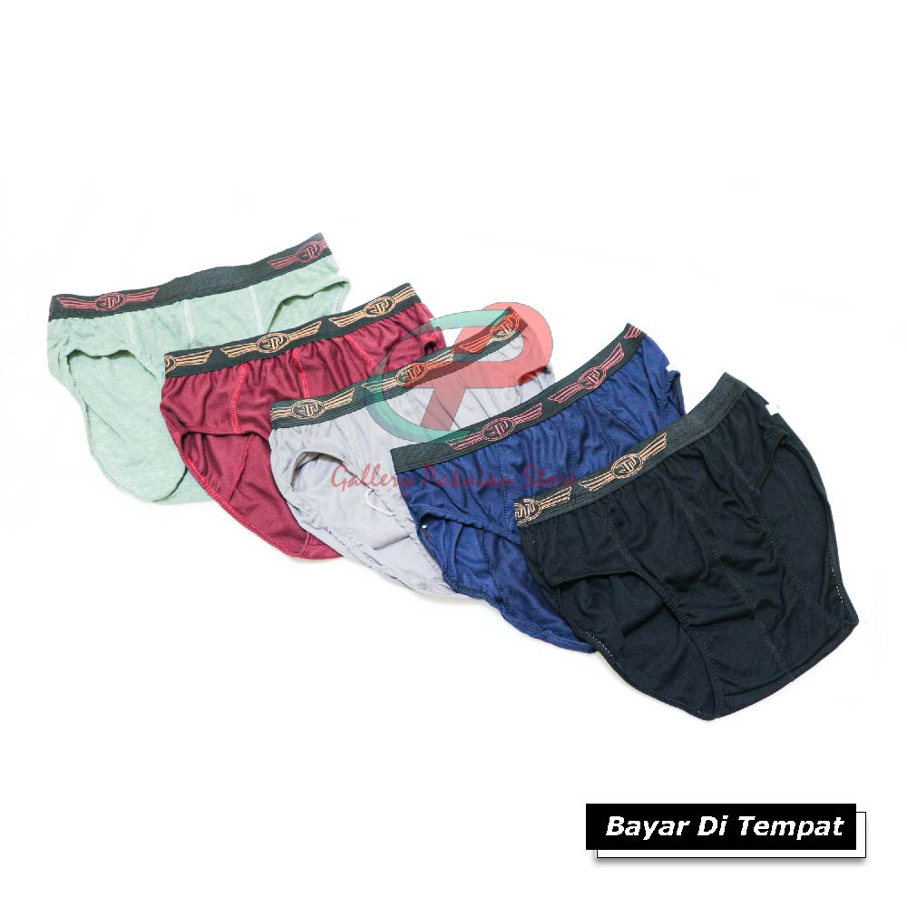 PAKET ISI 5 Pcs CD celana dalam pria dewasa size S. M. L. XL. bahan katun harga grosir Termurah-5