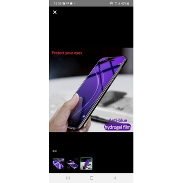 HYDROGEL SCREEN HUAWEI MATE XS/ENJOY 20 PLUS/ENJOY 20/MAIMANG 9/ENJOY 20 PRO/P SMART S 2020/Y8P/P40 