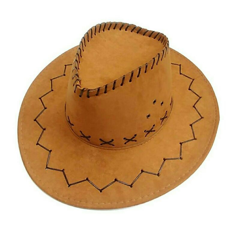 Topi Fedora Cowboy Dewasa Import