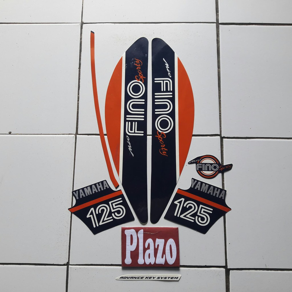 Striping Motor Fino 125 2017 Navy