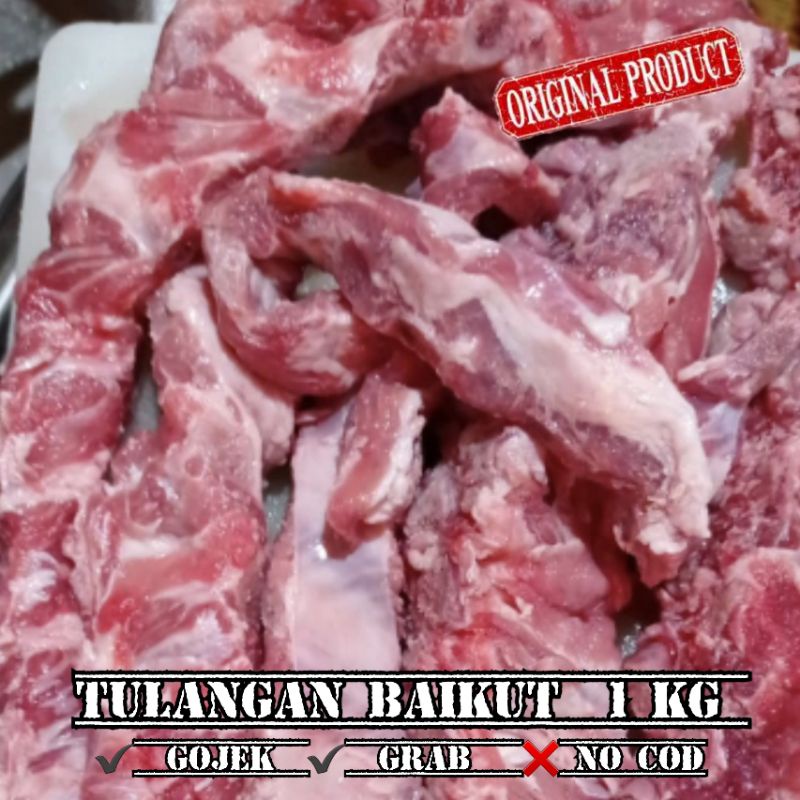 

READY TULANGAN BAIKUT 1KG PORK BAIKUT BABI IGA