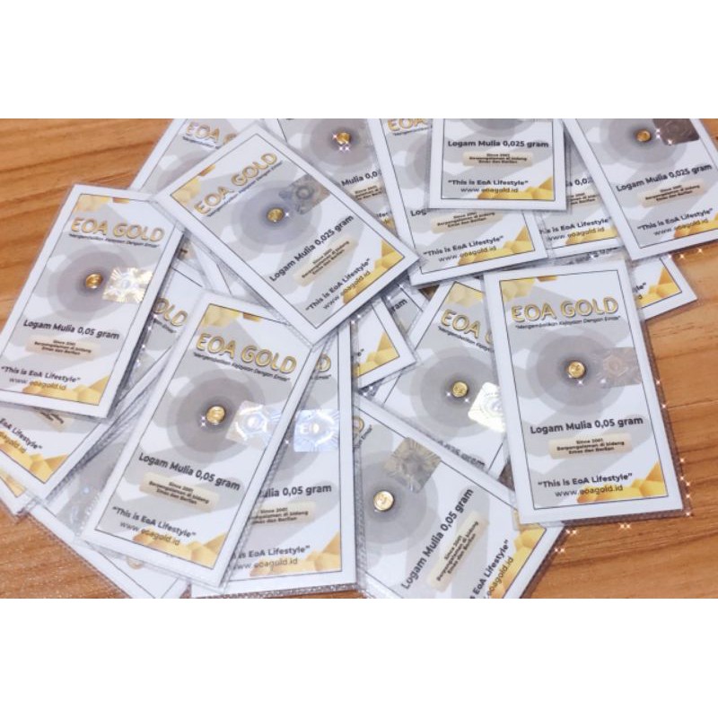 Mini Gold EOA 0,5gram khusus konsumen