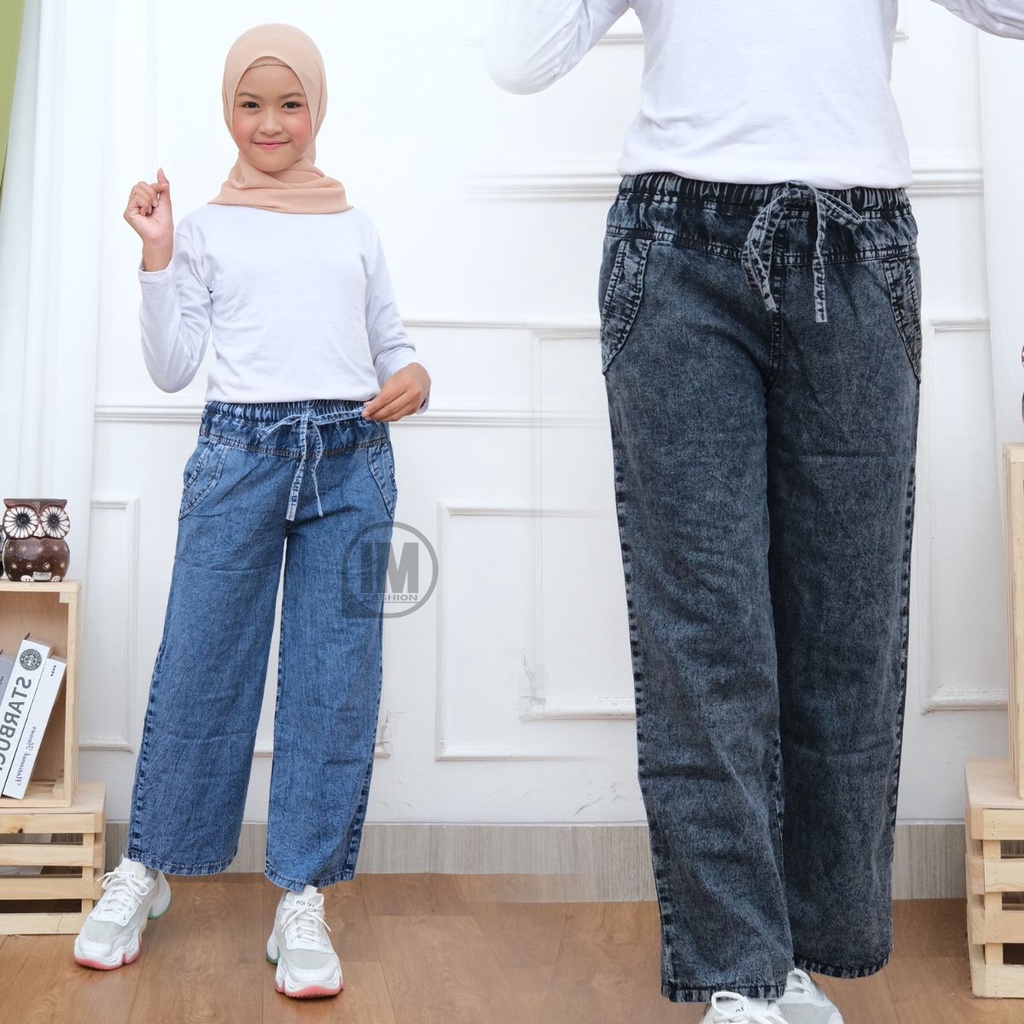 Celana Kulot Anak Usia 10 Tahun / Kulot Jeans Anak perempuan