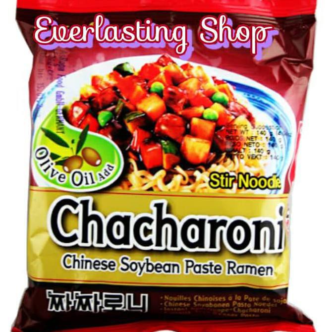 

Samyang Chacharoni with Black Soy Bean Sauce and Olive Oil