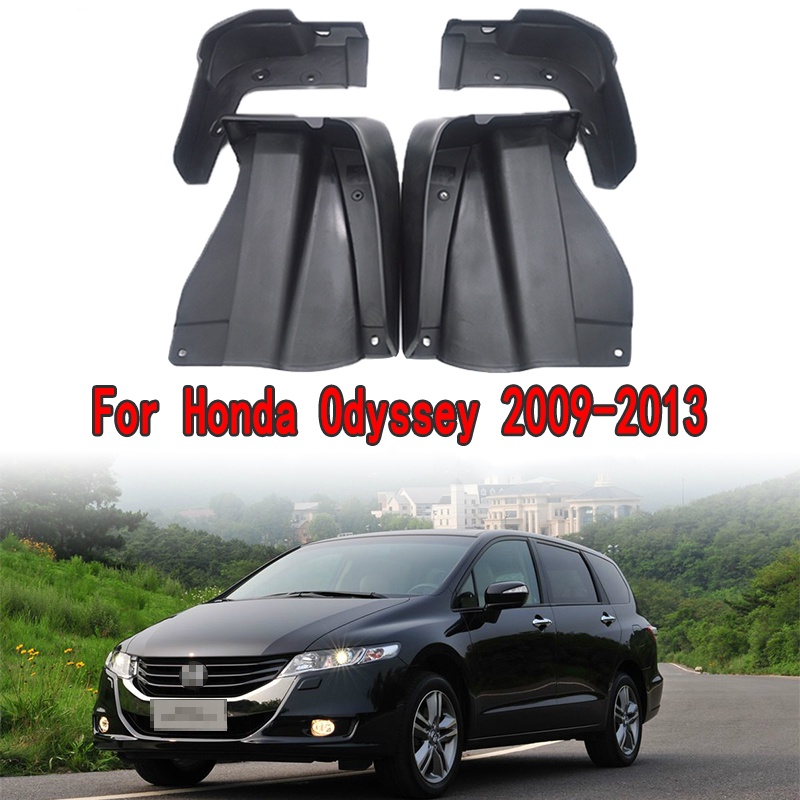 1 Set Mud Flap Pelindung Splash Untuk Fender Mobil Honda Odyssey 2009 2010 2011 2012 2013