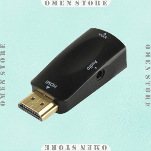 Adapter HDMI ke VGA + AUX 1080P - 0389 | omenstore