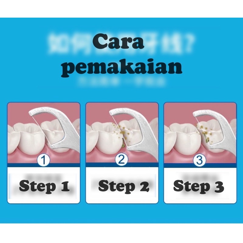 Tusuk gigi stainless 7in1 paket perawatan mulut stainless steel toothpick pembersih karang gigi