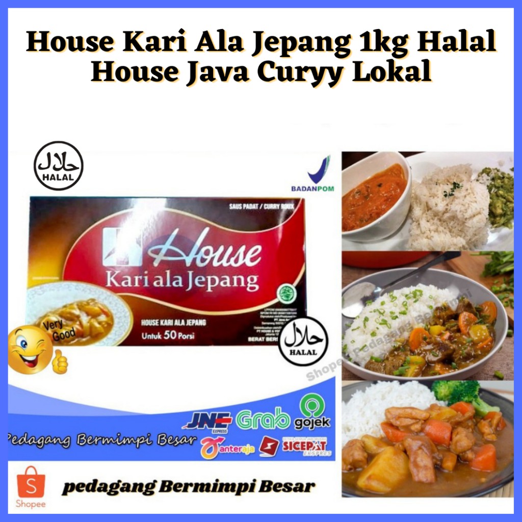 House Kari ala Jepang 1kg/ Bumbu Kari Jepang/ Saus Kari/ House Curry/ halal