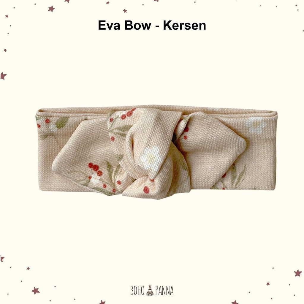 BOHOPANNA Eva Bow Print  Bandana Pita Bayi Motif