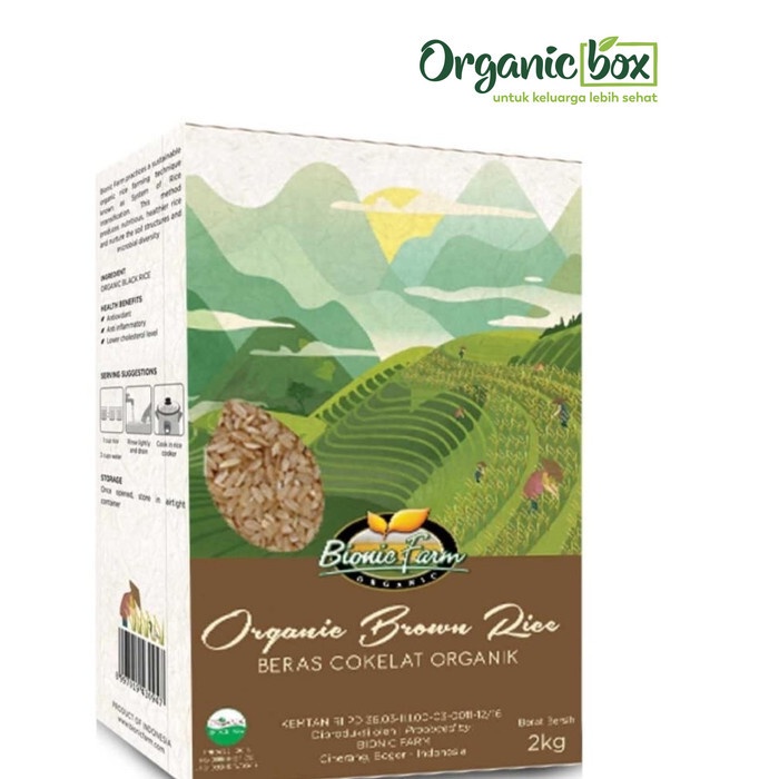 

BIONIC BERAS COKELAT ORGANIK - 2 KG