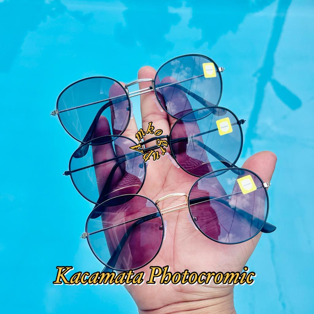 [FREE KOTAK+LAP] KACAMATA PHOTOCROMIC KOREA/KACAMATA ANTIRADIASI 2IN1 PHOTOCROMIK D724