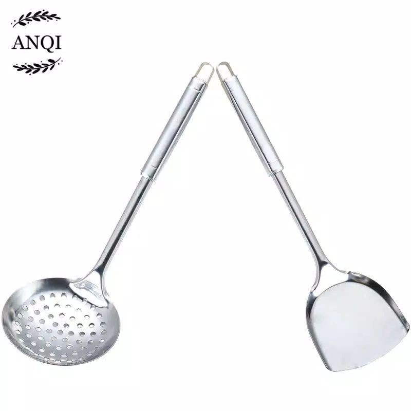 Set Alat Masak Isi 4 Dan Isi 6Spatula Kitchen Set Stainless Steel Berkualitas / RH-2180-8