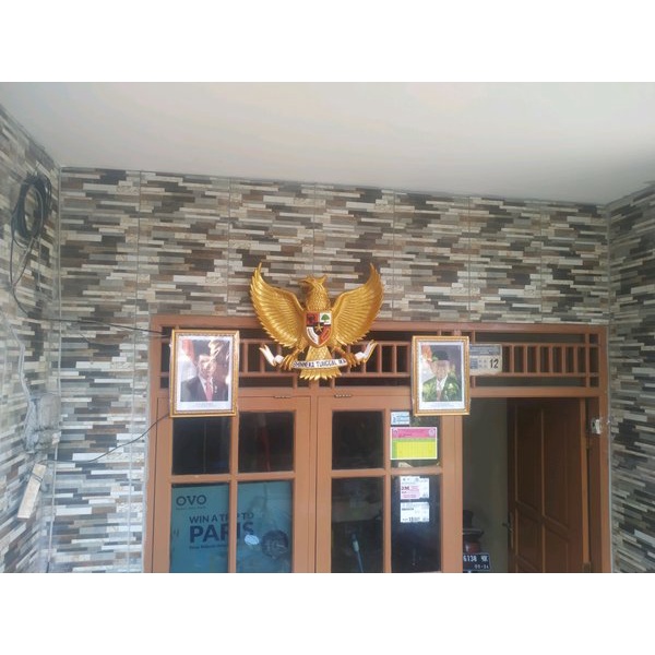 

Grosir - Lambang Garuda Pancasila Bahan Fiber Ukuran 40 X 46 Cm