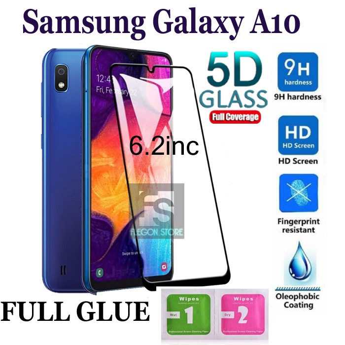 Tempered Glass Samsung Galaxy A10 2019 Tempered Glass Full Lem - Hitam