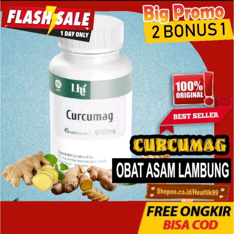 obat Maag - Curcumag Asli Untuk Obat Lambung & Usus - Curcumag Original Herbal