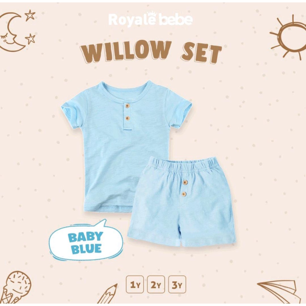 ROYALE BEBE WILLOW SET / SETELAN ANAK