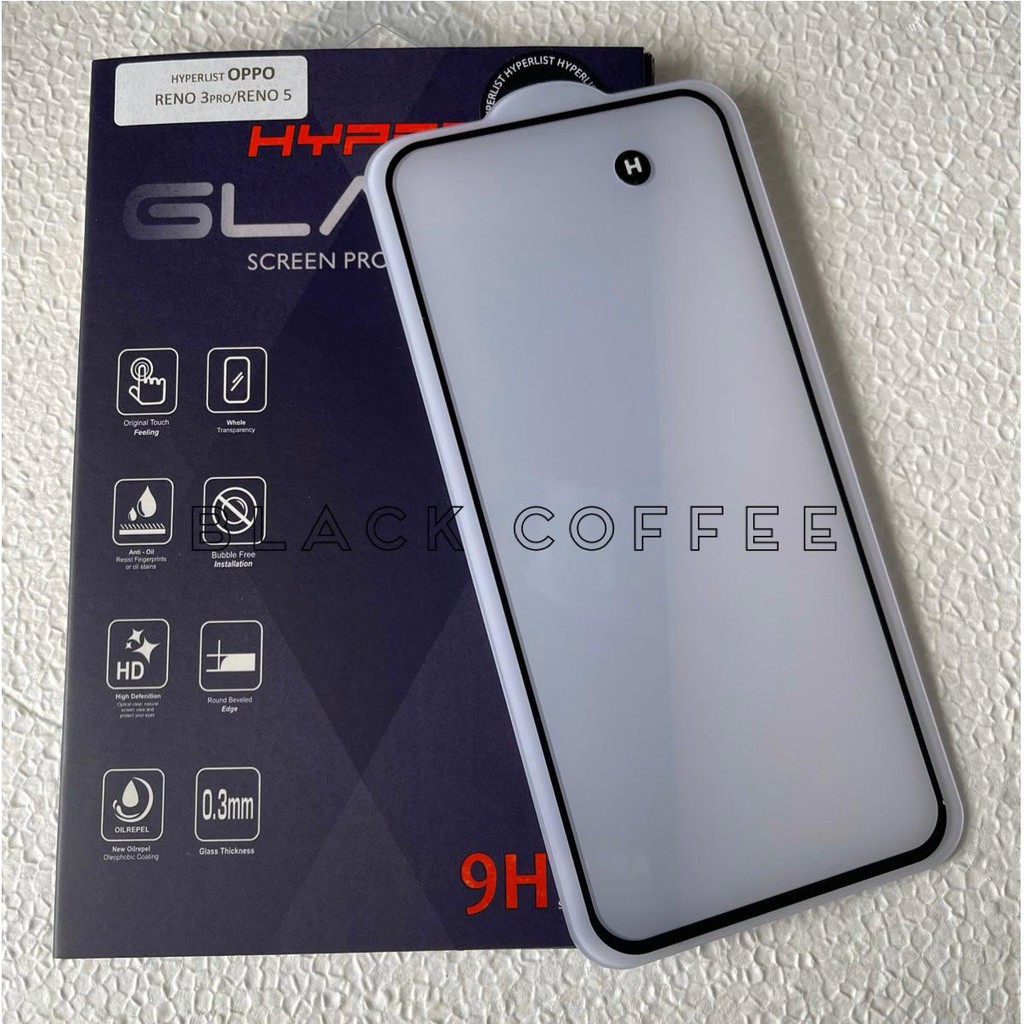 HYPER LIST Tempered glass FULL oppo RENO 5 2021