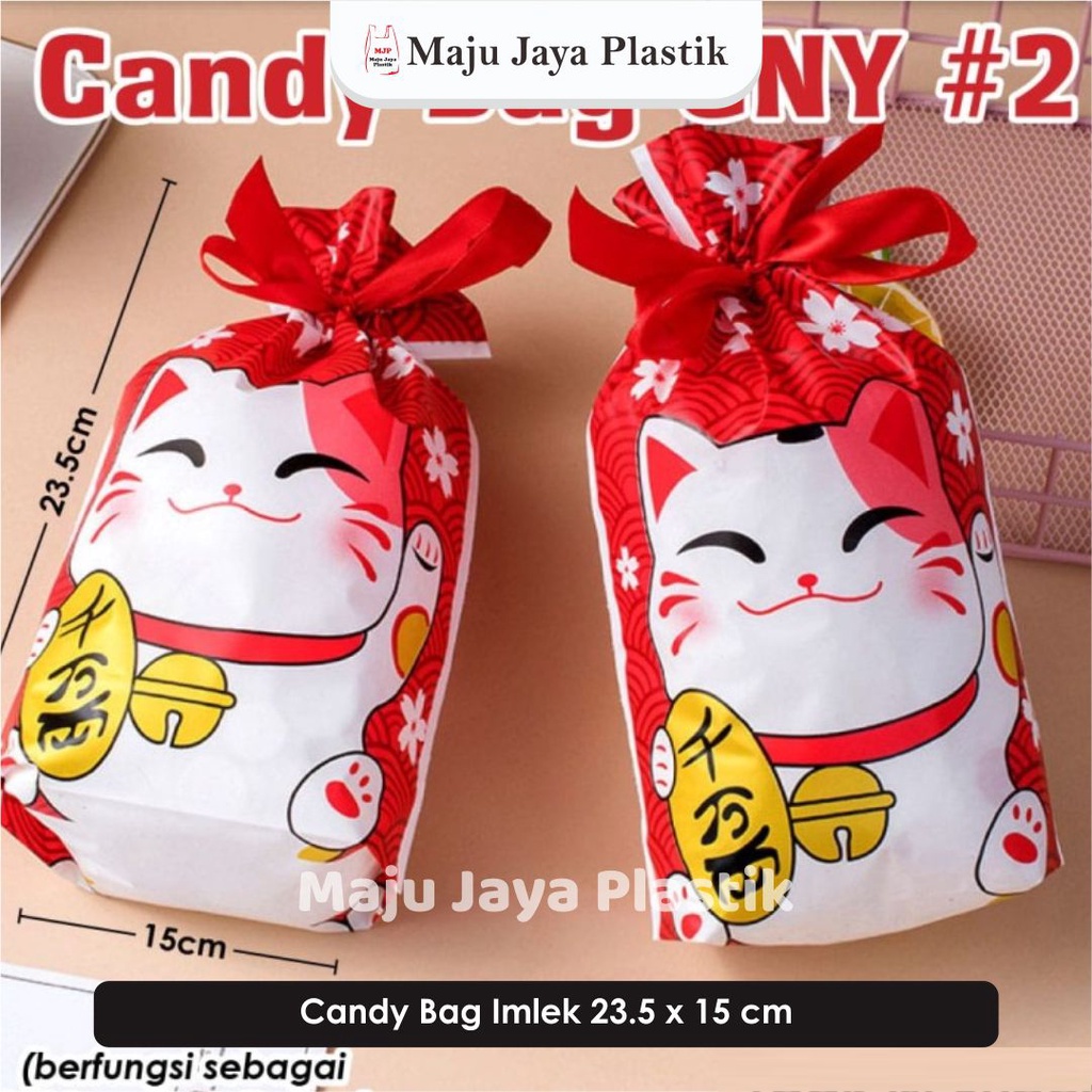 

Plastik Permen Cookies Imlek Chinese New Year Candy Bag Serut Kantong plastik permen cat cookies bag
