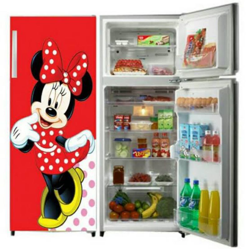 stiker kulkas 2 pintu