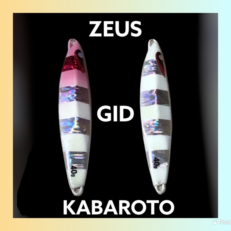 Umpan Pancing Metal Jig GID 40 gram Zeus Valkyrie Kabaroto