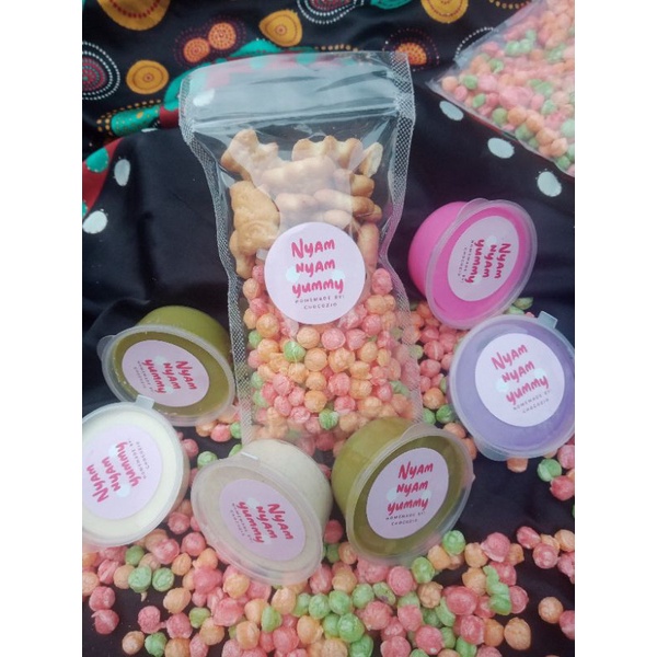 

termurah nyam" rice crispy + biskuit animasi