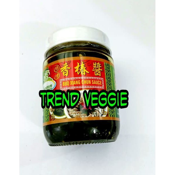 

Evergreen BBQ Xiang Chun Sauce / Chinese Cedar Oil / Xiang Cun Vegan