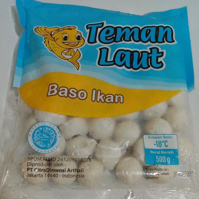 

BAKSO IKAN TEMAN LAUT 500 GR