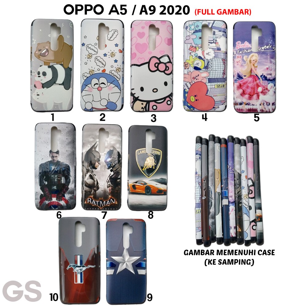 CASE HARDCASE SAMSUNG A5 2020 = A9 2020 Full Print Gambar Karakter Case  Case Full Gambar