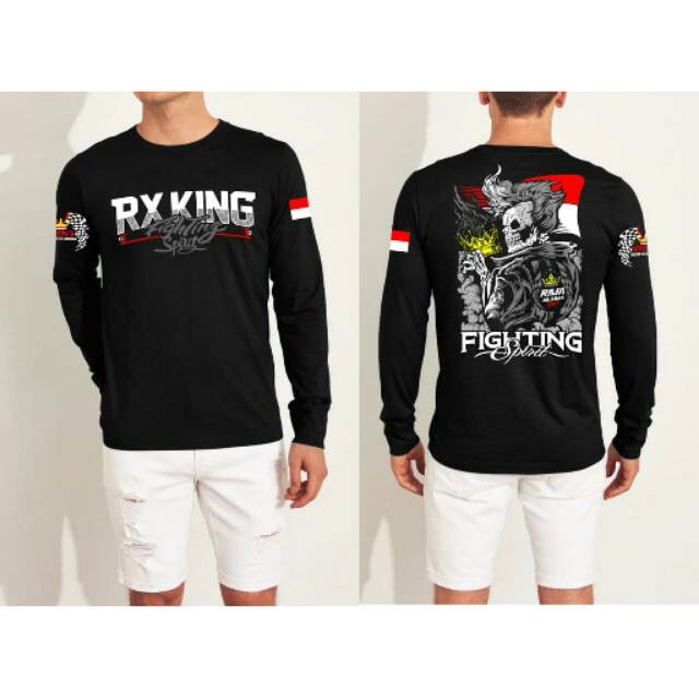 BAJU TSHIRT KAOS DISTRO RX KING YRKI LENGAN PANJANG