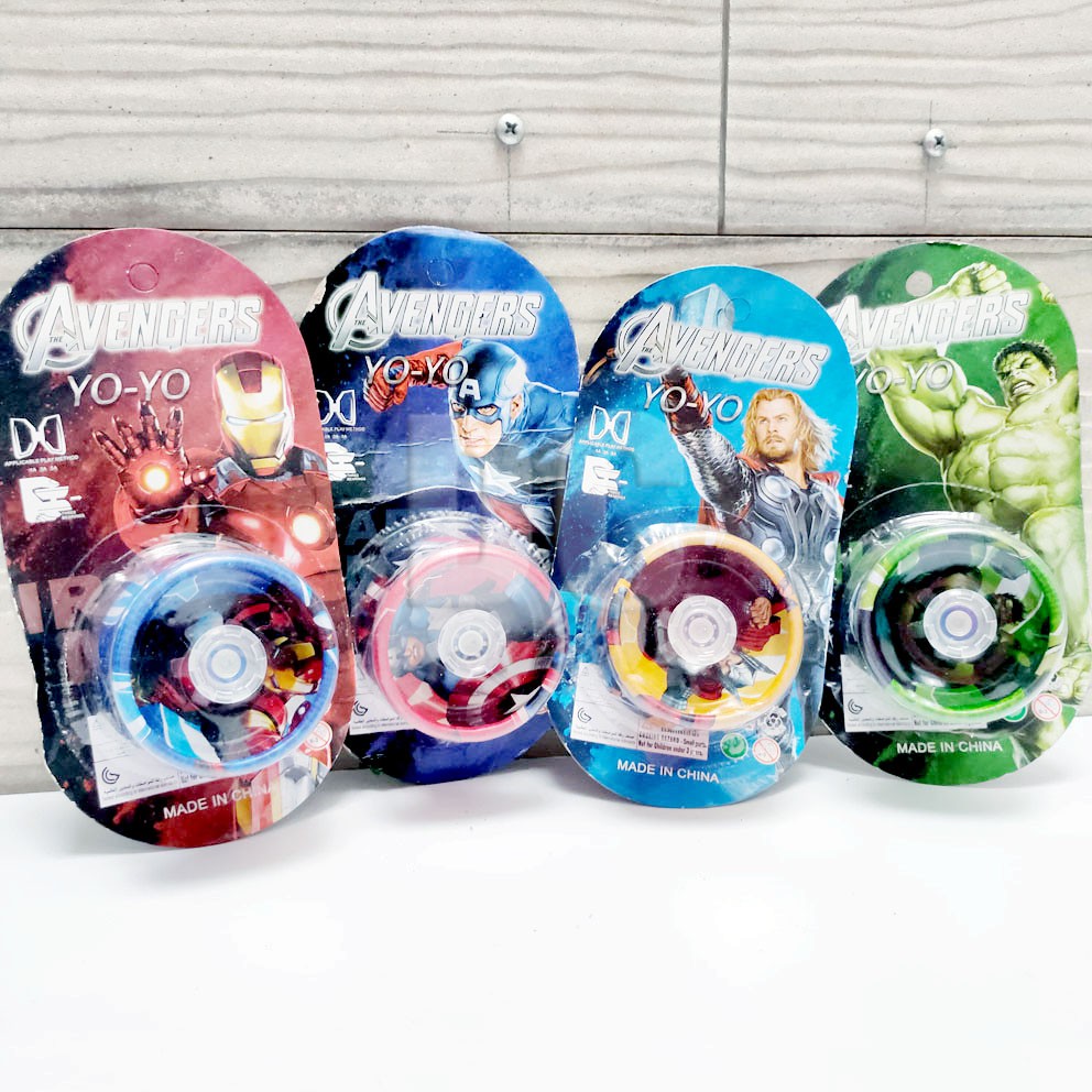 Avengers Yo-Yo Captain America Thor Hulk Iron Man Yoyo Blazing Teen sudah ada talinya