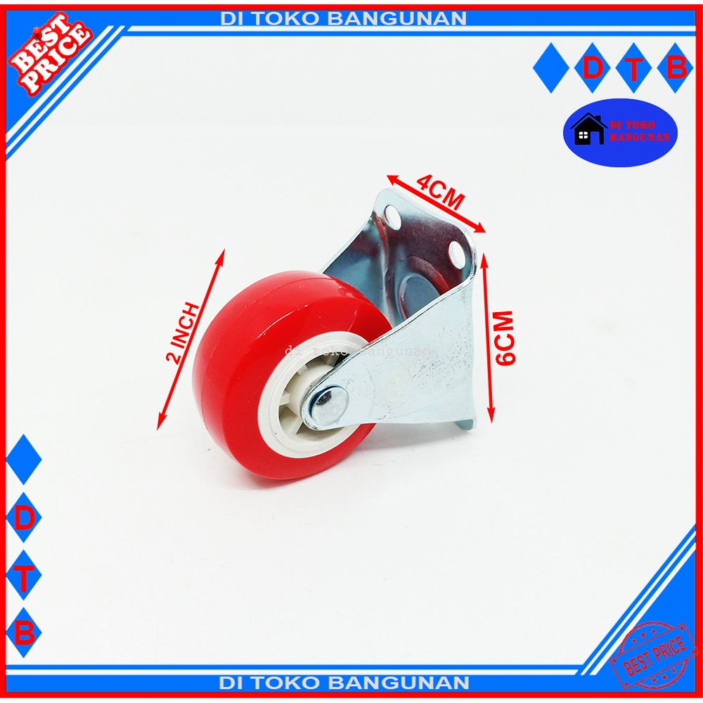 Roda Kastor Tokio 2&quot; Inch Mati Non Rem