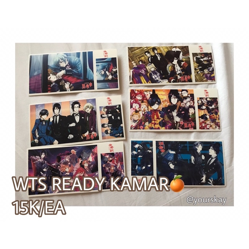 

postcard black butler kuroshitsuji