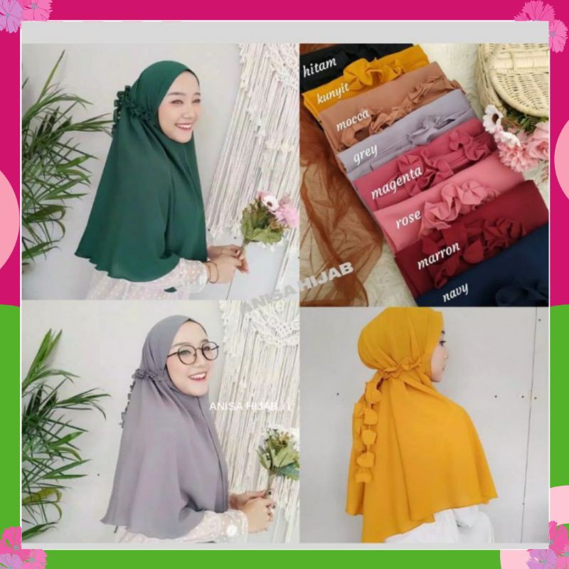 BERGO DIAMOND bergo maryam diamond tali kriwil