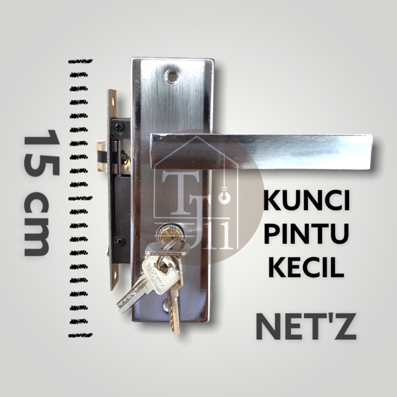 Kunci Pintu Kecil 1 Set merk NETZ model Minimalis ll Kunci Pintu ukuran Kecil ll Kunci Pintu NETZ