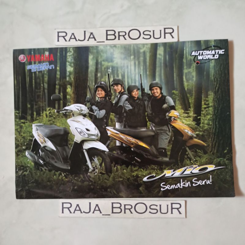 Poster brosur katalog flyer Yamaha Mio sporty 2010
