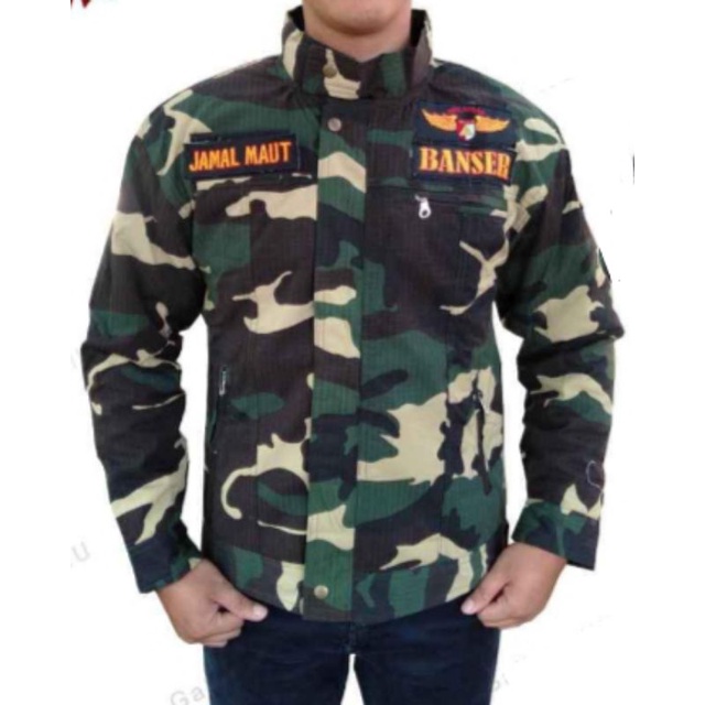 JAKET JANGKIS BANSER BONUS NAMA