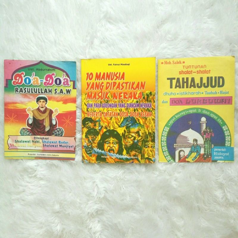 Buku tuntunan doa dan shalat sunat 3 buku