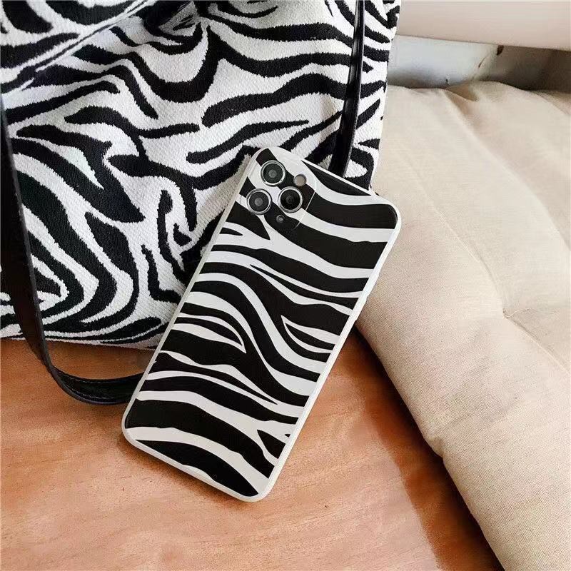 Casing Soft Case Vivo Y20 Y20I Y30 Y30I Y50 Y11 Y12 Y12I Y19 Y17 Y91C Y91 Y91C Zebra Cow Pattern Silicon Full Cover-4